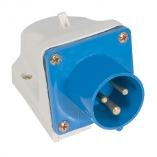 Βιομηχανική Πρίζα Αρσενική 16A 3P 230V Μπλέ IP44